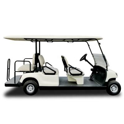 China 2021 Good Quality Battery 6 Person AC Motor 48V Electric Golf Cart Golf Car 3536*1200*1800mm for sale