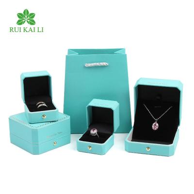 China Fresh Flower Packaging European Octagonal Box Proposal RuiKaiLi Style Pendant Necklace Ring Box Factory Wholesale for sale