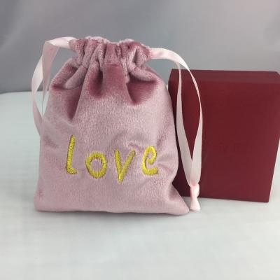 China RuiKaiLi Custom Colorful Jewelry Pouches Velvet Jewelry , Small Size Custom Jewelry Velvet Pouch Packaging Bags for sale