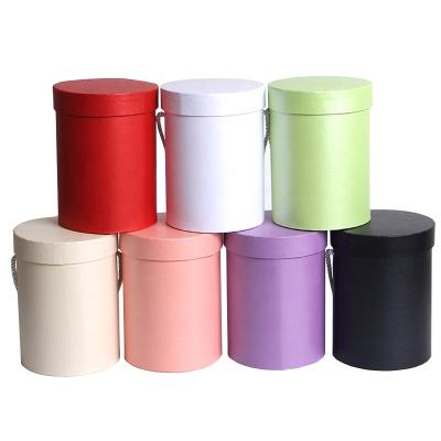 China Fresh Flower Packaging Custom Box RuiKaiLi Logo Small Round Paper Tube for Flower Packaging, Eco-Friendly Cylinder Packaging Box for sale