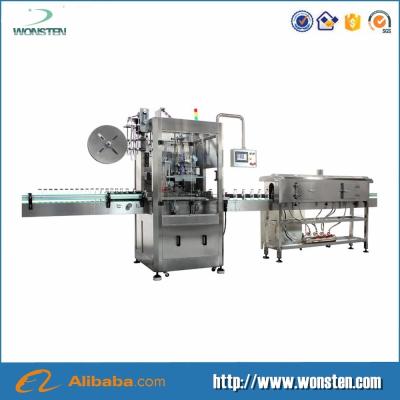 China Plastic bottle sleeve labeling machine for round bottle and square bottle for sale