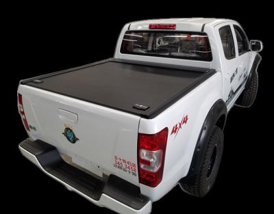 China Accessories Easy Fit High Quality Pickup Collapsible Truck Bed Covers Tonneau Cover For 2012+ ISUZU DMAX for sale