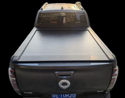 China Hot Selling Easy Fit Aluminum Pickup Truck Lid Roll Top Retractable Roll Up Roll Up Electric Tonneau Cover for sale