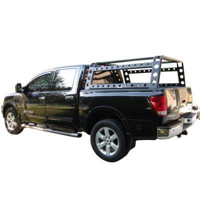 China Universal Easy Fit Multifunctional Adjustable Hardware Pickup Truck Roof Ladder Rack for sale