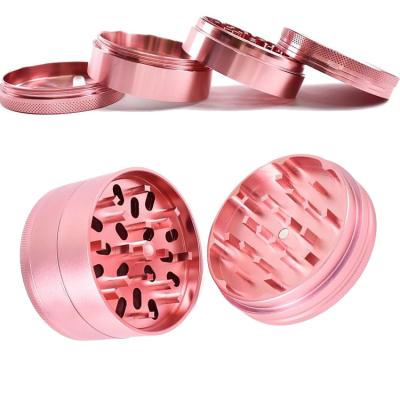 China Sharp Layer Herb Tobacco Grinder Smoke Herbal Grinders Aluminum Herb Grinder Cigarette Smoking Accessories CNC 4 Teeth for sale