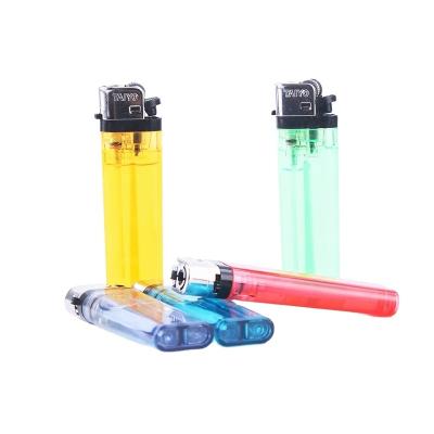 China Plastic Lighter Flint Cigarette Lighter Accessories Cigarette Lighter Wholesale Refillable Gas for sale