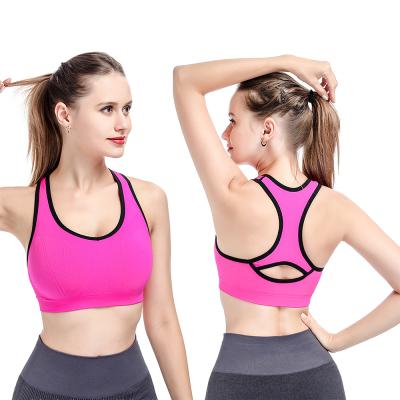 China 2021 Latest Gym Wear Women Breathable Shockproof Sports Fitness Built Up Bra Yoga for sale