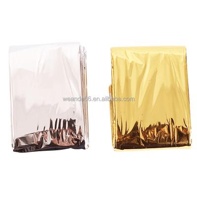 China PET High quality survival blanket first aid rescue blanket emergency blanket for sale