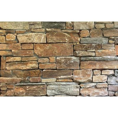 China Modern Blue Limestone Pile Veneer Stone Tile Dark Gray And White Artificial Quartzite Stacked Stone Veneer , Exterior Stone Veneer Panels for sale