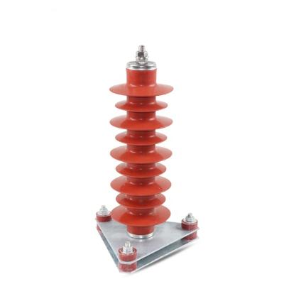 China High mechanical resistance; 1.5KA Metal Oxide Heat Resistant Housed Lightning Arrester For Transformer Protection Substation Nuetral Electric Point for sale