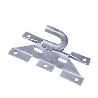 China : Galvanized Aluminum Alloy Custom Steel Anchor Frames Hook For ABC Aerial Cable Dead End Tension Sling for sale