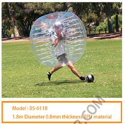 China Durable Bubble Soccer Football , Inflatable Human Bumper Ball Bumper Soccer for sale