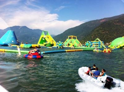 China Large Inflatable Water Parks , Commercial Grade Inflatable Amusement Park for sale