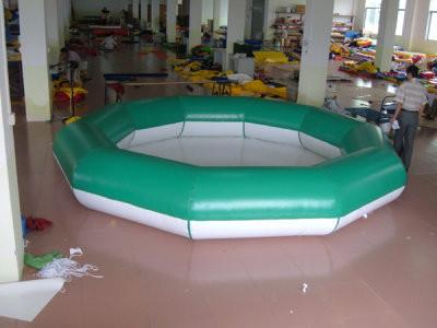 China 0.9mm PVC Tarpaulin Portable Inflatable Swimming Pools For Kids for sale