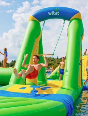 China Double Stitching Outdoor Inflatable Water Parks Waterproof 0.9 mm PVC for sale