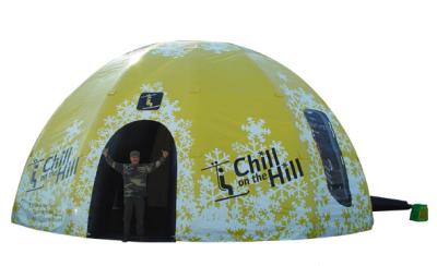 China Customized Outdoor Inflatable Dome Tent Round House For Advertising for sale