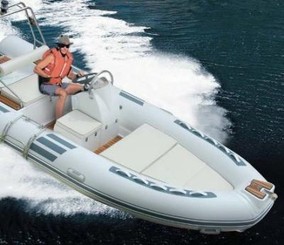 China PVC Aluminium Floor Inflatable Power Boats , Electric Inflatable Boat for sale