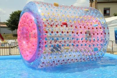 China CE Certification PVC / TPU Inflatable Water Toys Human Inflatable Roller Ball for sale