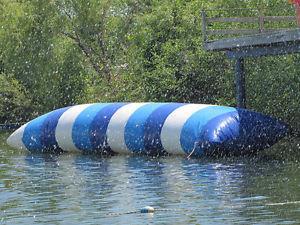 China Big Colorful Inflatable Water Blob , Inflatable Water Launch For Lake for sale