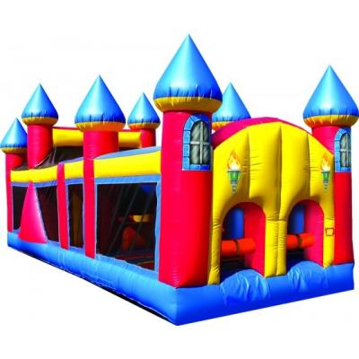 China Commercial Grade Giant Adult Inflatable Obstacle Courses For Playground for sale