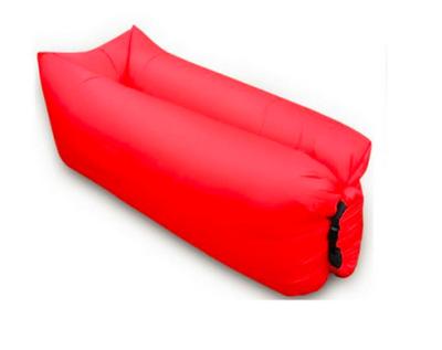 China Easy Creative Beach Sofa airbag inflating / red Air Sleeping Bag for sale