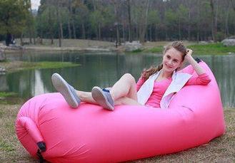 China Durable Customized Logo inflatable outdoor couch / Colors Pillow eco for sale