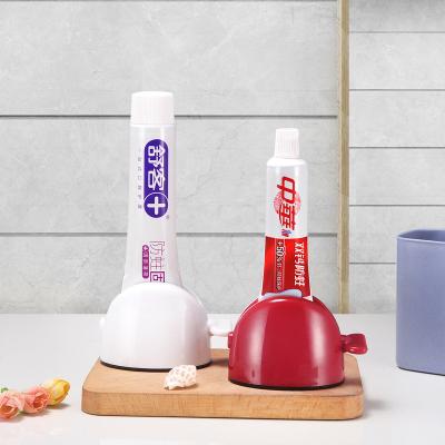 China PS Factory Bathroom Convenient Dispenser Labor Saving Detergent PS Toothpaste Direct Toothpaste Squeezer Holder Squeezing Toothp for sale