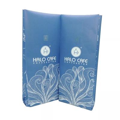 China Guanhui Valve Coffee Bean Bag Printing Custom Drip Side Gusset Coffee Bag Wholesale Coffee Bags With Valve Wholesale Packaging Bag for sale