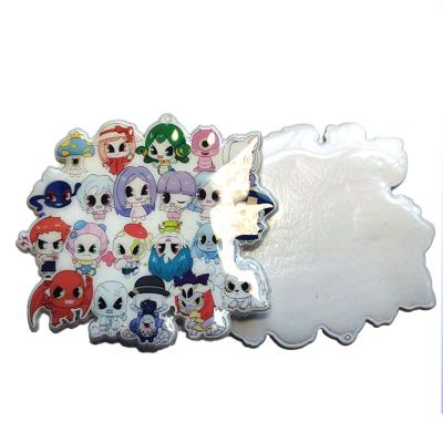 China Multiple Custom Printed Clothing Label Silicone TPU Cartoon Character Badge en venta