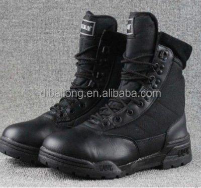 China Embossed Leather & Smooth Leather Tactical Boot Military Tactical Boots Hit Desert Boots for sale