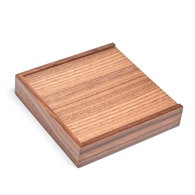 China Handmade Wholesale Custom Sliding Wooden Lid Packaging Box Gift Box Package Box For Sale for sale