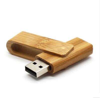 China Other 4GB 8GB 16GB 32GB Memory Card Pen Drive USB Stick Swivel and Rotating USB Bamboo Flash Drive for sale