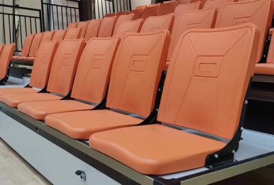 China Retractable Seating System Floor Mounted Seating With Anti-Skid Strips for sale