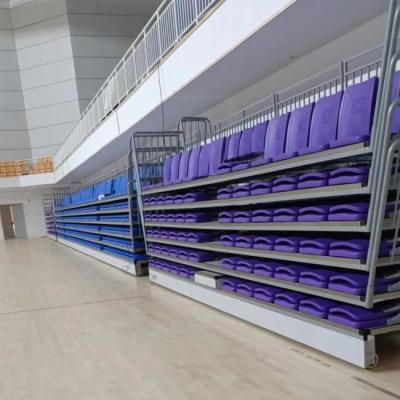 China Floor Mounted Seat Easy-to-Install Folding Bleacher Seats for Aisle 1000mm for sale