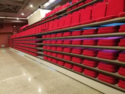 China Foldable Telescopic Bleacher Seating with Foldable Seat Material for sale