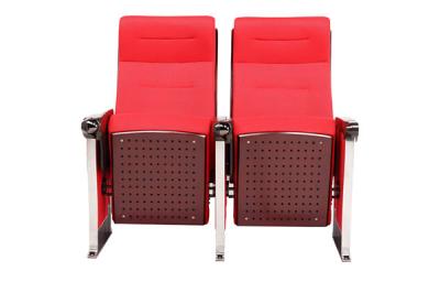 China Die-Casting Aluminum Alloy Foot Theatre Seating With ABS Table for sale