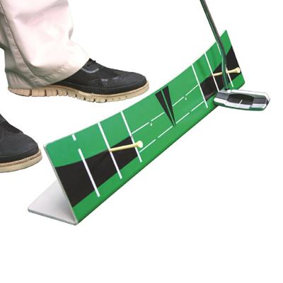 China New Arrival Adjustable Swing Trainer Golf Edge Putting Flat Rail Golf For Golf Putter Trainer for sale