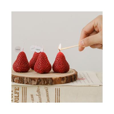 China Birthdays Soy Wax Aromatherapy Strawberry Candles Netflix Birthday Gifts for sale