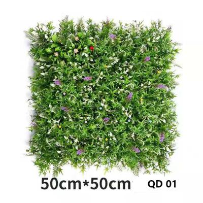 China Classic Home Outdoor Decoration Artificial Hedge Jungle Vertical Hanging Plant Green Artificial Grass Wall for sale