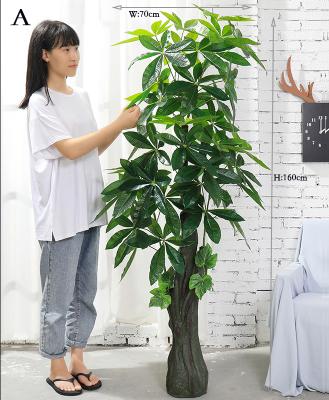 China Fake Fortune Tree Contemporary Large Artificial Real Tree Touch For Wedding Home Outdoor Decoration for sale