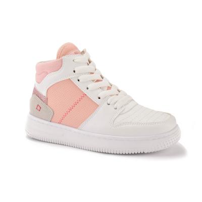 China Custom made good quality kids high top girls sports casual shoes fashion sneakers china for sale