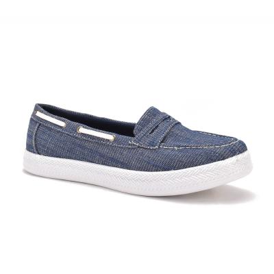 China Wholesale china cheap custom women's flat slip on casual canvas shoes for sale