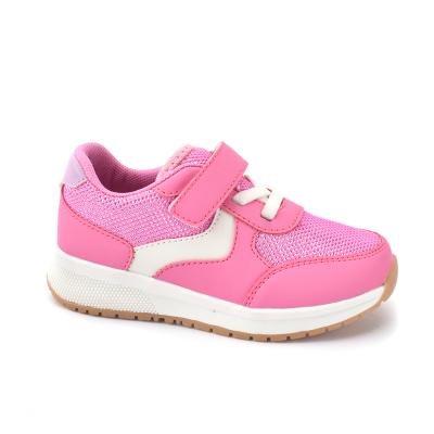 China Sports Casual Shoes Wholesale Anti Slip Lightweight Unisex Kids Pink Running Shoes for sale