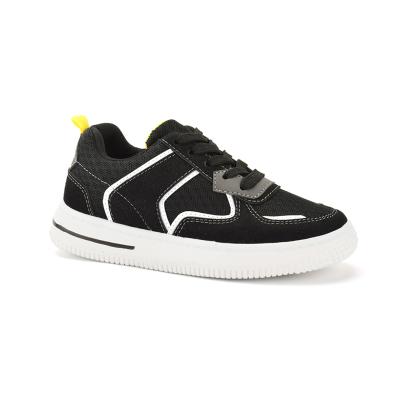 China Black Sports Sneakers OEM Baby Boy Children's Skateboard Sneakers for sale