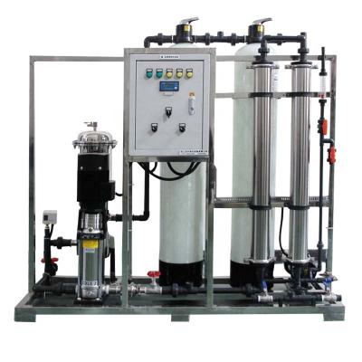 China Hotels Industrial RO Reverse Osmosis Purification Filtration Apparatus Plants 500 lph Water Treatment Machine For Commercial Drinking for sale