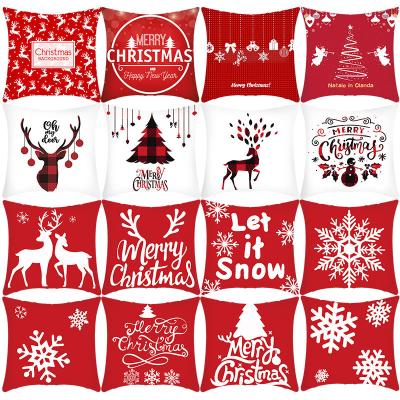 China Wholesale PORTABLE Christmas Gifts Decoration Tile Bed Pillow Santa Claus Cotton Pillow Cushion for sale