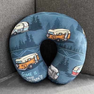 China 2022 PORTABLE NEW Car Model Travel Pillow for Home and Office Comfortable Neck U-Shaped Pillow for sale