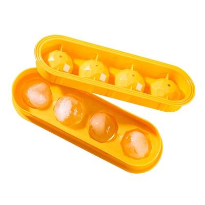 China 4 Grids/13Grids pp Diamond Shaped Ice Bottle Ice Ball Mold Trays and Viable Reusable Ice Cube Molds High Quality Molds for sale