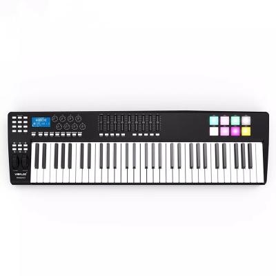 China Digital Midi Keyboard 61 Keys USB MIDI Piano 61 Keys Keyboard Controller USB For Music Production Musical Instrument for sale