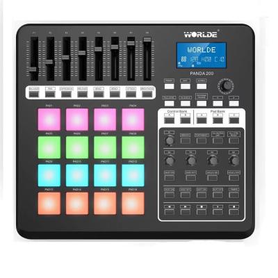 China Portable MIDI Controller USB MIDI Controller Keyboard Piano Drum 16 Keys Pads With USB Cable for sale